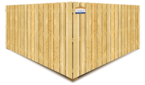 Photo of a stockade wood privacy fence in Lancaster County, PA