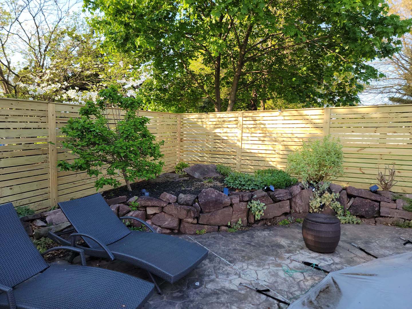 Photo of a Lancaster County wood fence