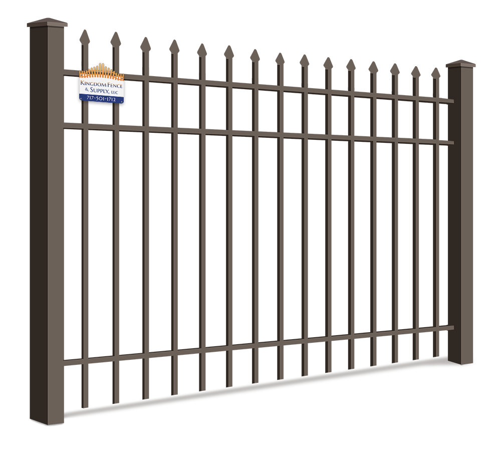 Contemporary Sail Wind Aluminum Fence - Lancaster County Pennsylvania