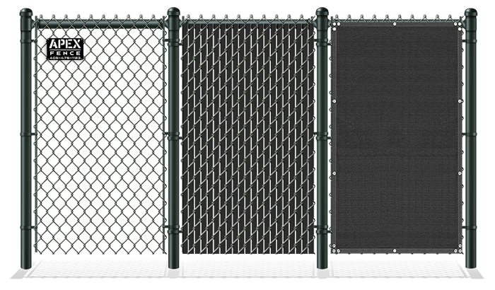 Chain Link Semi-Privacy Fencing in York PA