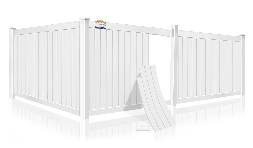 Viny Fence Repair Company in York PA, Pennsylvania