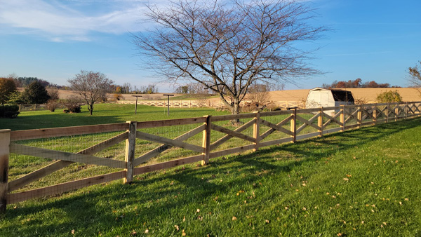 agricultural fences in and around Lancaster County PA