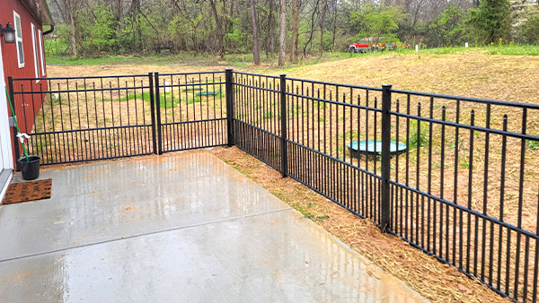 Lancaster County PA ornamental iron fence