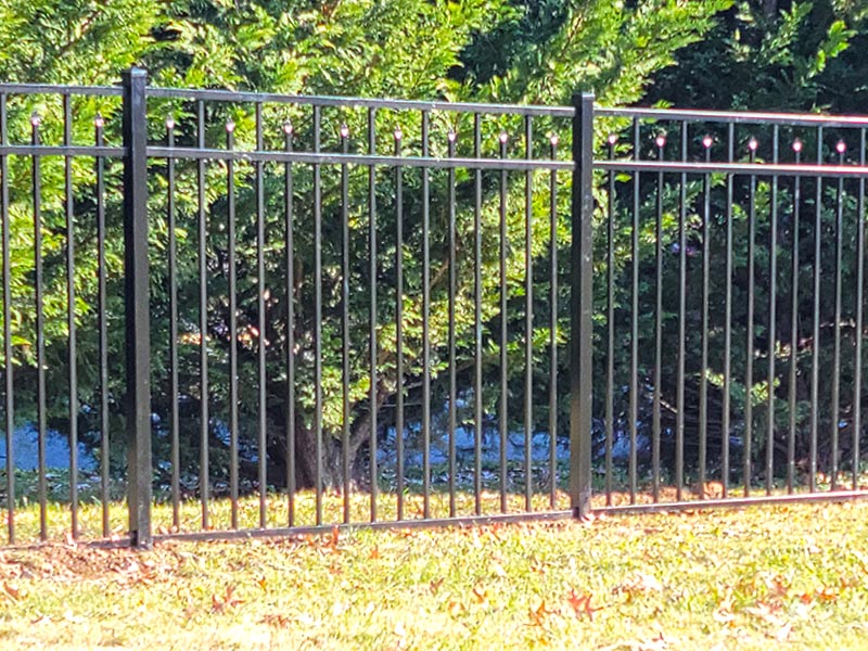 Lancaster County PA residential ornamental iron fence