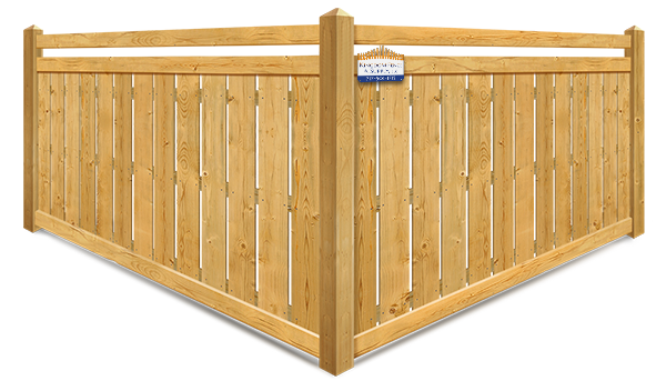 Spaced Pickets Style Wood Semi-Privacy Fence - Lancaster County PA