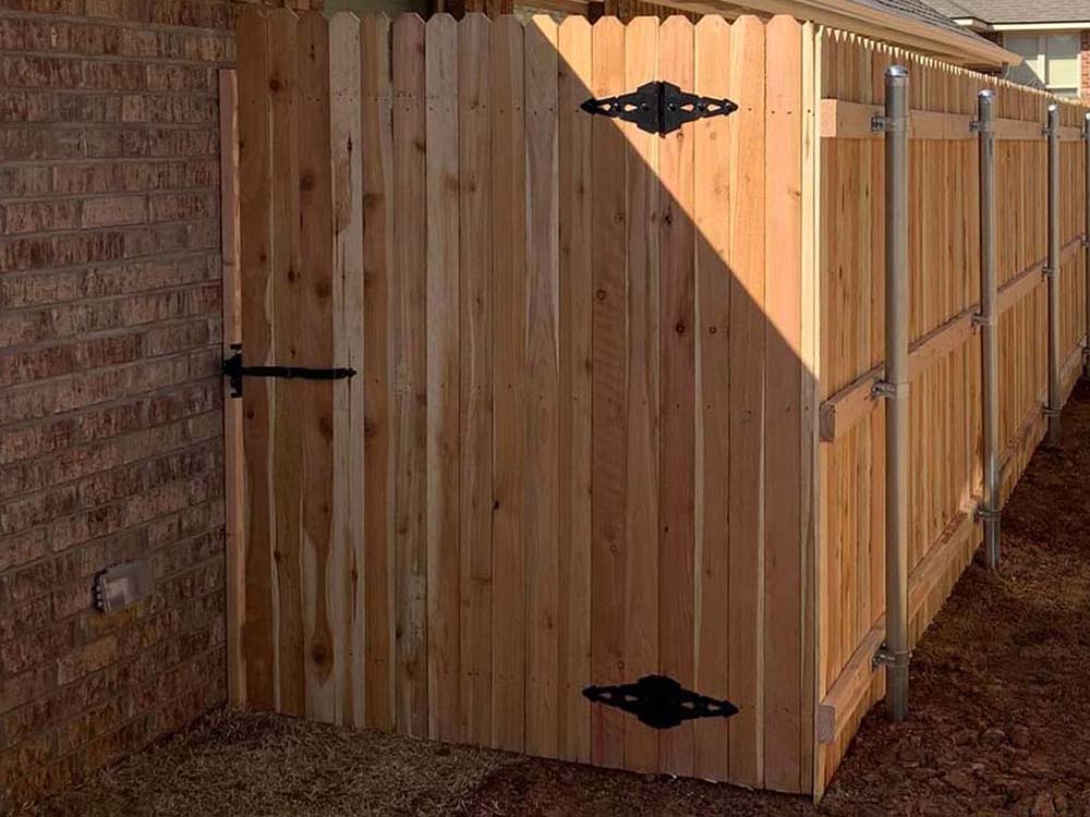 Millersville PA stockade wood fence
